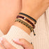 Or x Noir | Bracelet DOT de l'amitié